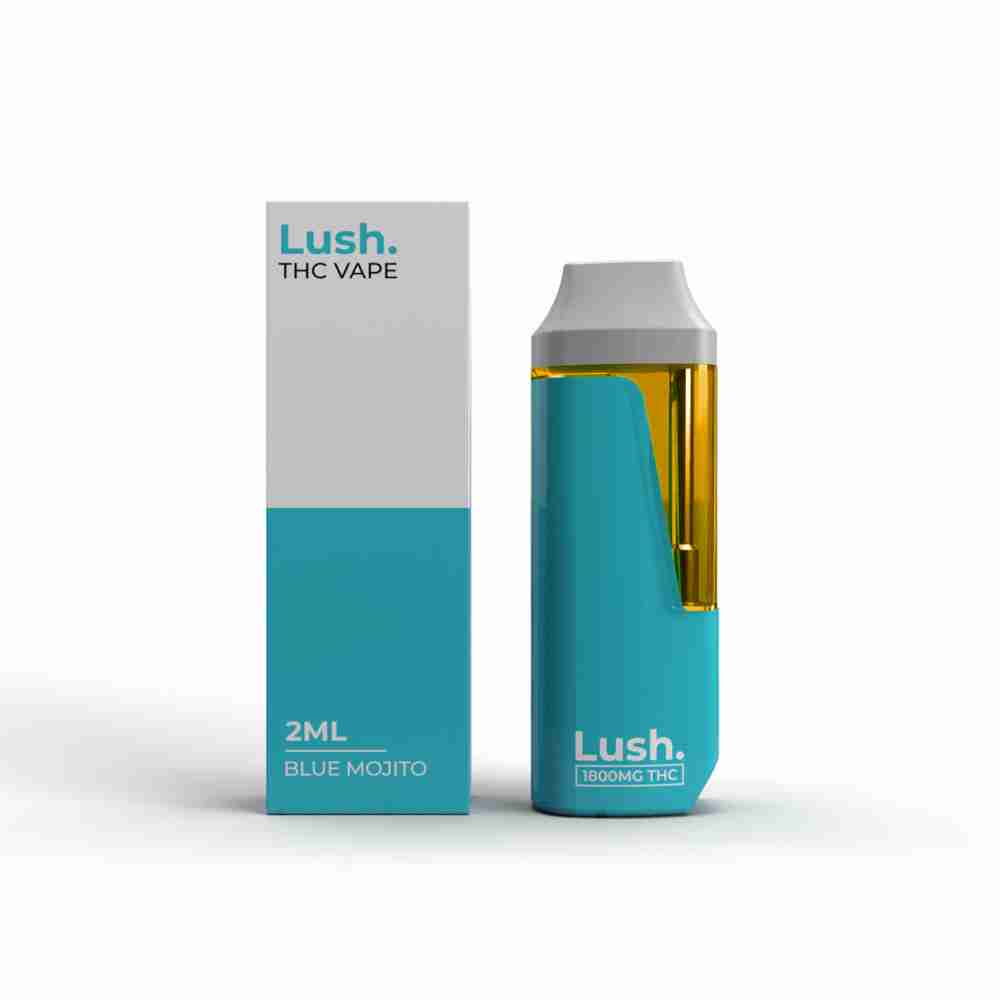 Lush-blue-mojito LUSH 2ML Disposable Vape – Blue Mojito (Hybrid) - Image 1