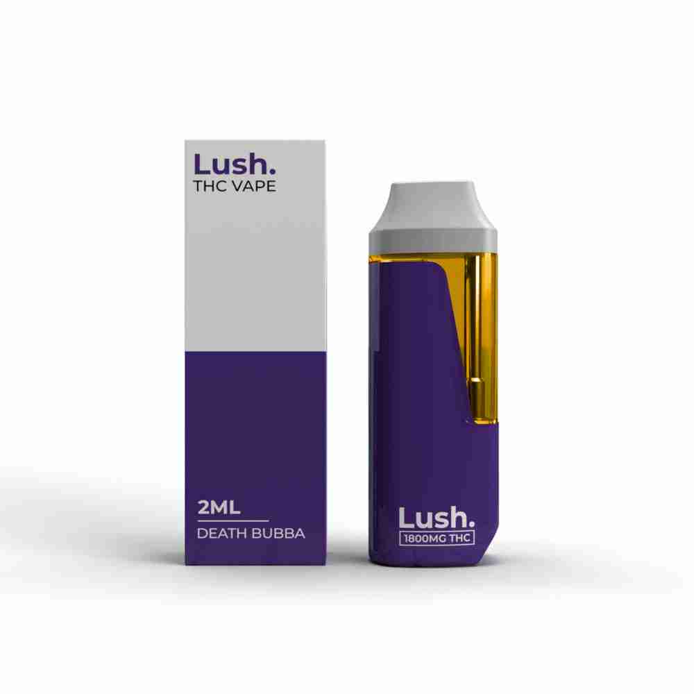 Lush-death-bubba LUSH 2ML Disposable Vape – Death Bubba (Indica) - Image 1
