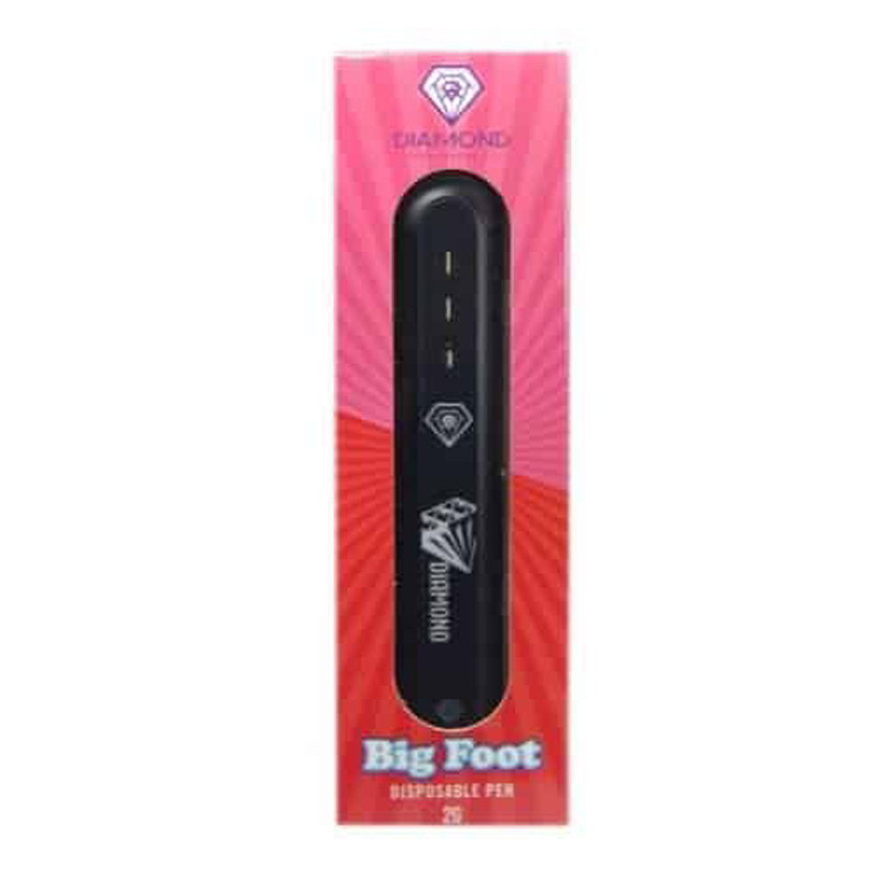 buy-weed-online-dispensary-diamond-concentrates-disposable-vape-2g-bigfoot Diamond Concentrates – Big Foot - THC Disposable Pen (2 Grams) - Image 1