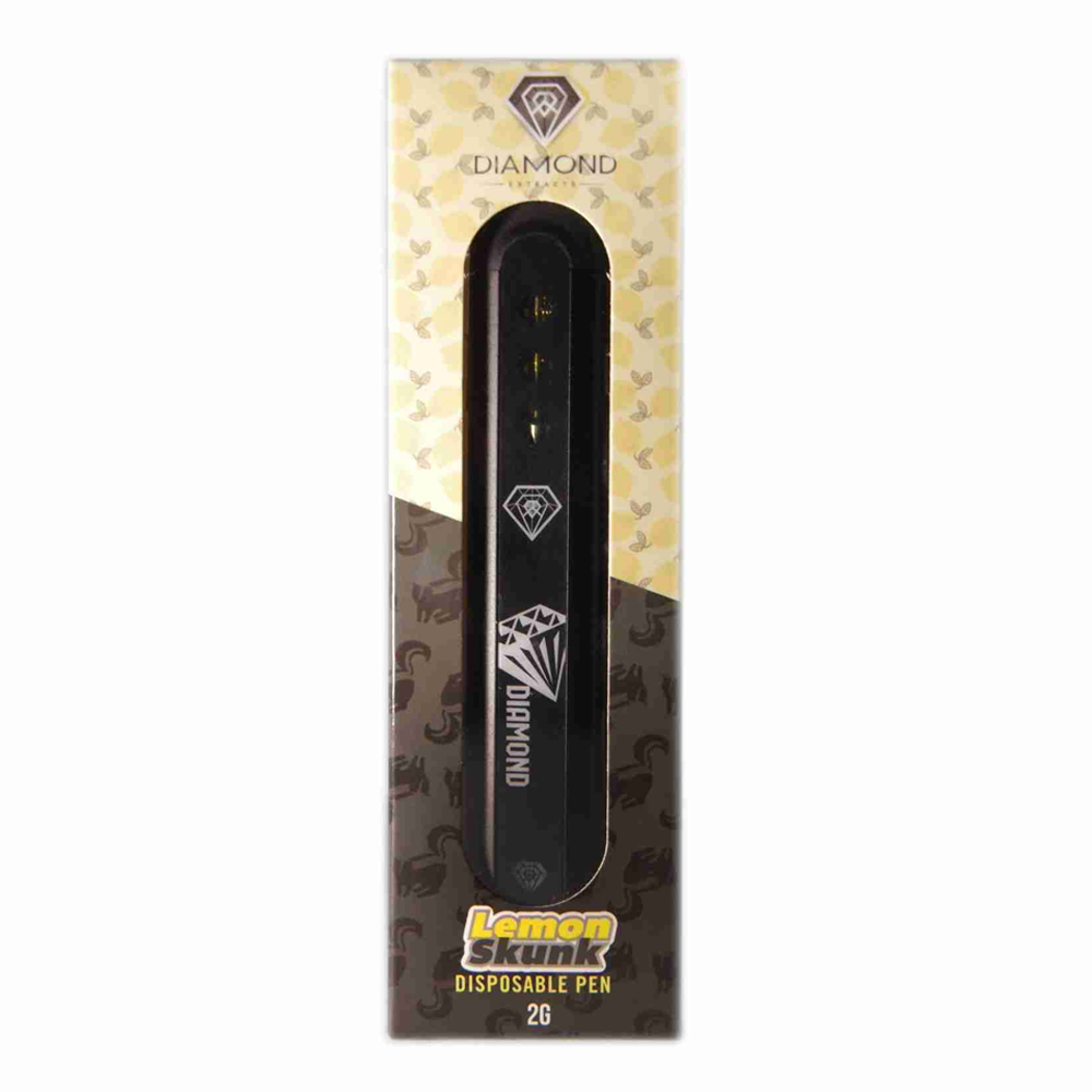 buy-weed-online-dispensary-diamond-concentrates-disposable-vape-2g-lemon-skunk Diamond Concentrates – Lemon Skunk - THC Disposable Pen (2 Grams) - Image 1