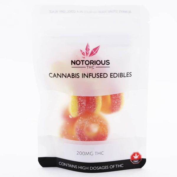 Notorious - THC Peach Rings - 25mg (200MG)