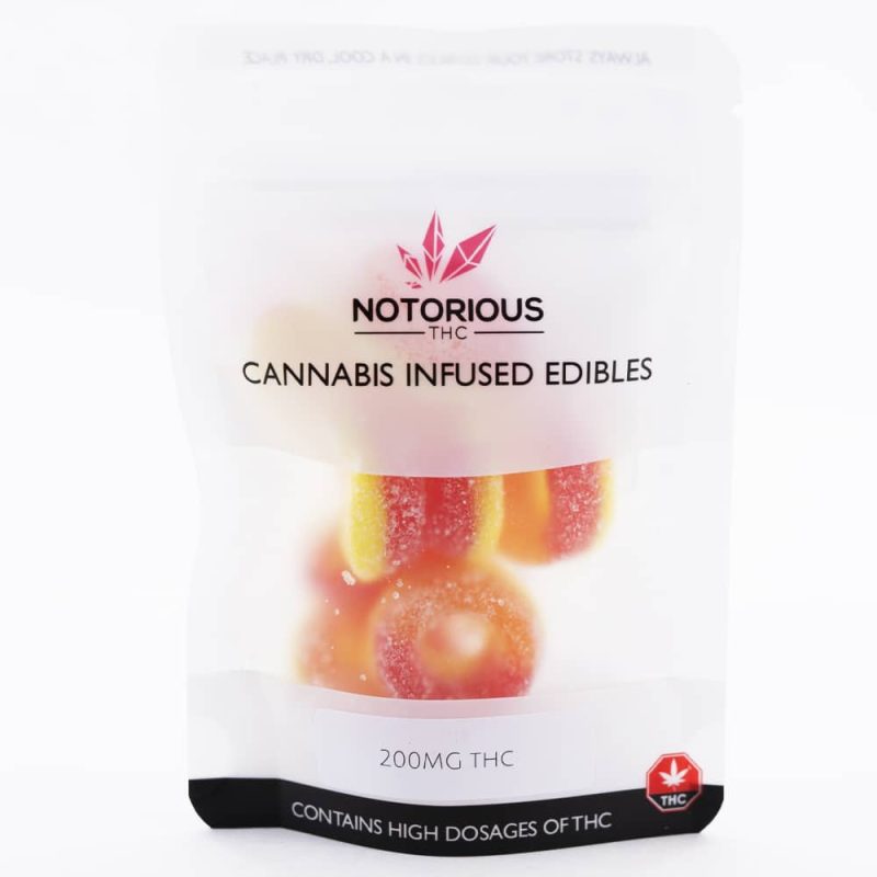 Notorious - THC Peach Rings - 25mg (200MG)