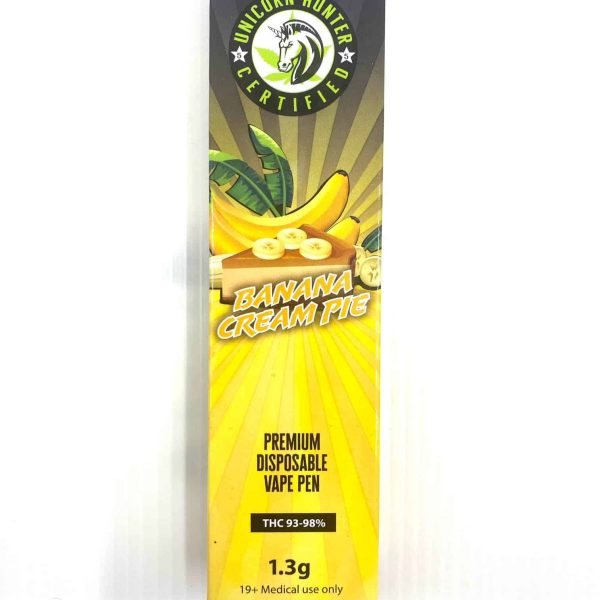Unicorn Hunter - Banana Cream Pie - THC Disposable Pens