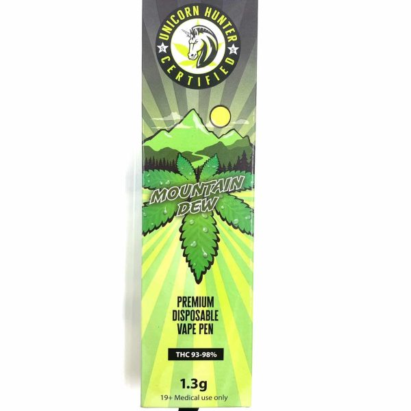 Unicorn Hunter - Mountain Dew - THC Disposable Pens