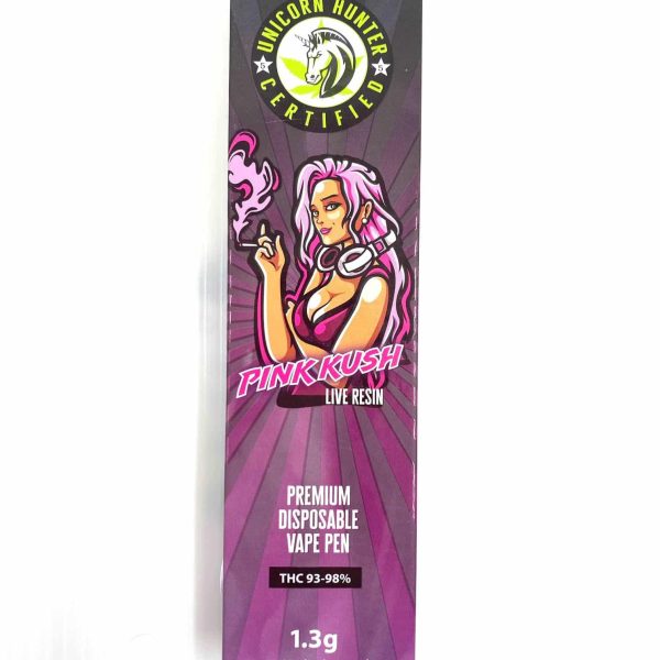 Unicorn Hunter - Pink Kush (Live Resin) - THC Disposable Pens